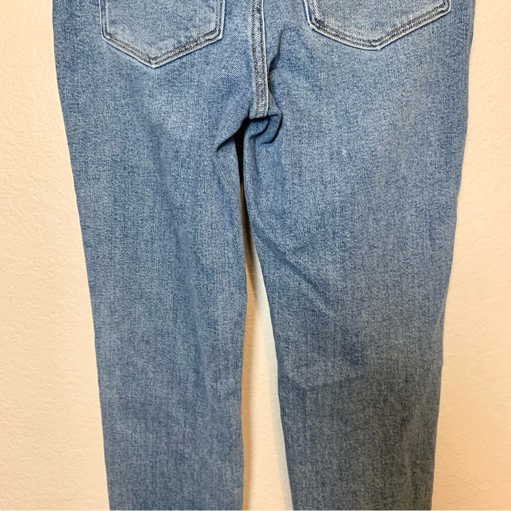 Madewell The Momjean Medium Wash Blue Denim Size 25 Petite - Picture 10 of 15